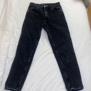 Distressed black Zara Jeans